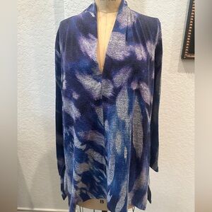 CLARA SUNWOO Purple & Gray Knit Top